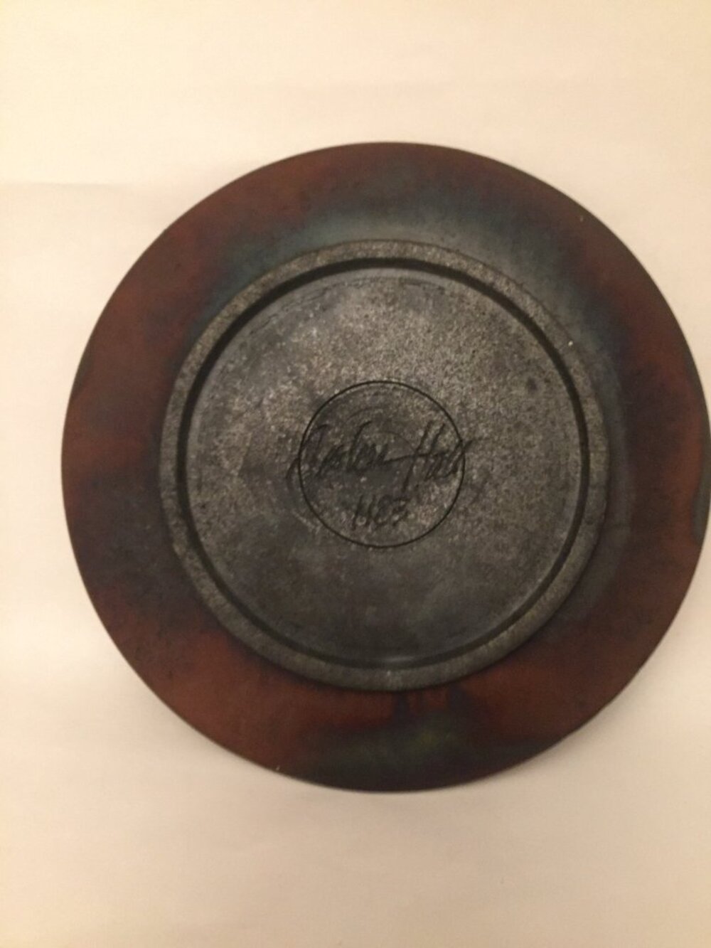 Carlson-Hall Raku Platter - Picture 3 of 5